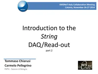Introduction to String DAQ/Read-out at Collaboration Meeting