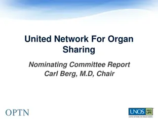 United Network for Organ Sharing Nominating Committee Report