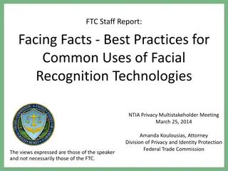Best Practices for Facial Recognition Technologies