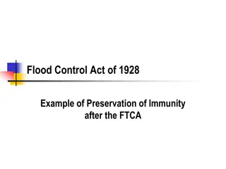 Flood Control Act of 1928 Immunity Provisions