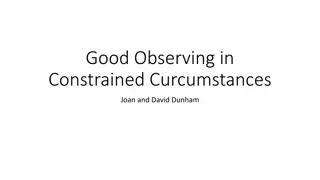 Lunar Observations in Urban Settings