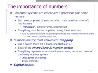 The Importance of Numbers in Computer Systems