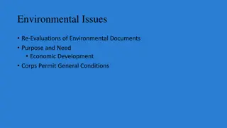 Re-Evaluations of Environmental Documents for Economic Development Corps Permit