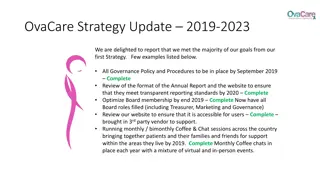OvaCare Strategy Update 2019-2023 Achievements and Future Plans