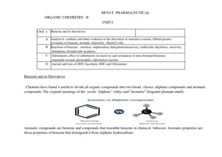 Organic Chemistry II: Benzene and Its Derivatives