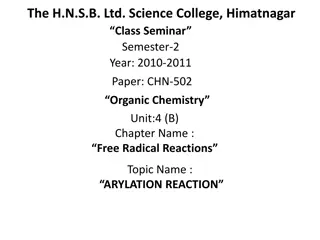 Arylation Reactions: Mechanism and Applications