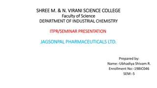 Overview of Jagsonpal Pharmaceuticals Ltd.