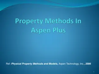 Property Methods and Equilibrium Models