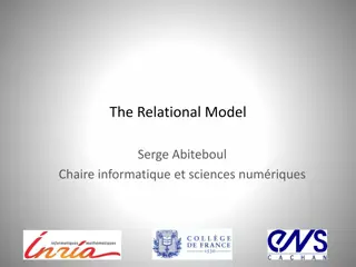 The Relational Model and Data Management