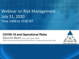 COVID-19 and Operational Risks Webinar