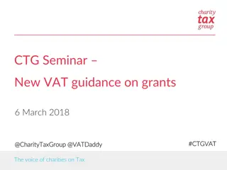 New VAT Guidance on Grants: CTG Seminar Insights