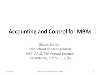 Advanced Accounting Reports Overview