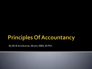 Principles and Concepts of Accountancy Course