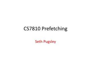 Data Access Predictions in Cache Systems