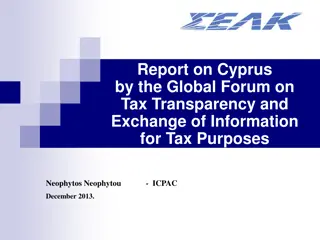 Global Forum on Tax Transparency and Exchange of Information for Tax Purposes
