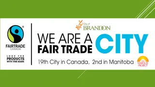 Fair Trade Town Program Achievements and Future Goals