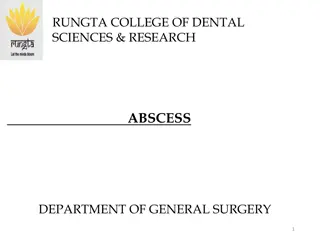 Abscesses in General Surgery: Overview and Pathophysiology