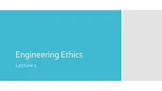Engineering Ethics: Principles of Conduct and Consequences