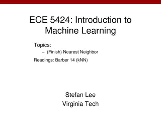 Introduction to Machine Learning: Nearest Neighbor Methods