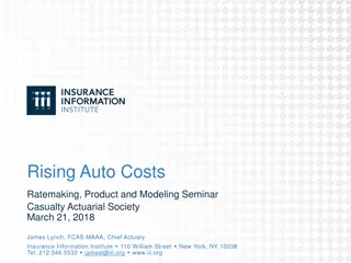 Rising Auto Costs Ratemaking Seminar Highlights