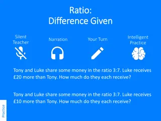 Ratio Problems: Practice with Tony, Olivia, and Flapjacks