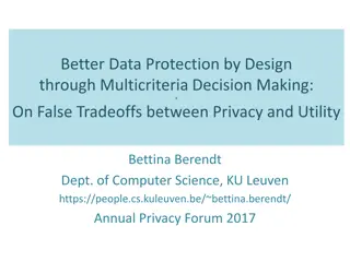 Enhancing Data Protection Through Multicriteria Decision Making