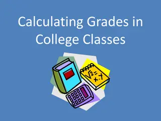 Grading Methods in College Courses