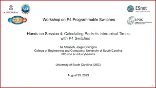 Calculating Packets Interarrival Times with P4 Switches