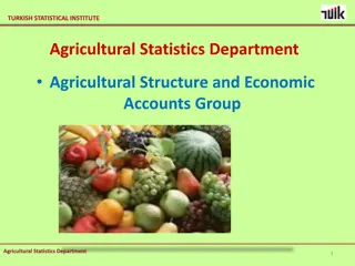 Turkish Statistical Institute Agricultural Statistics Department Overview