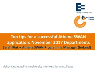 Top Tips for Successful Athena SWAN Application