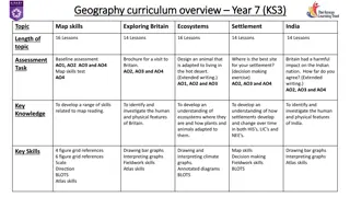 Geography curriculum overview