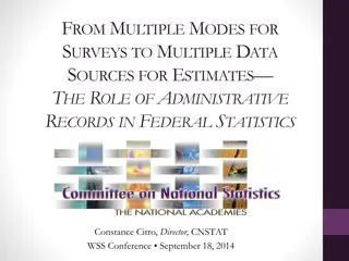 Role of Administrative Records in Federal Statistics