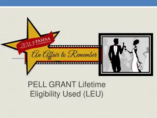 Federal Pell Grant Lifetime Eligibility Limitation