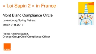 Sapin 2 Law Against Corruption in France