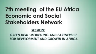 Green Deal: Modelling and Partnership for Development and Growth in Africa