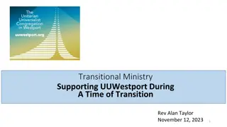 Supporting UUWestport Through Transition