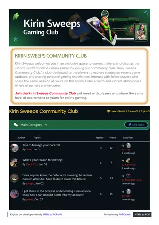 Gamers Club Sweepstakes - Win Big with Kirin Sweeps Today!