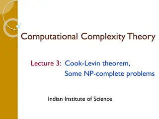 Cook-Levin Theorem and NP-Complete Problems