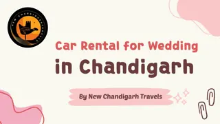 Luxury Wedding Car Rental in Chandigarh – New Chandigarh Travels................