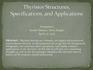 Thyristor: Structures, Specifications & Applications Overview