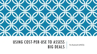 Assessing Big Deals: Using Cost-Per-Use to Optimize Library Resources