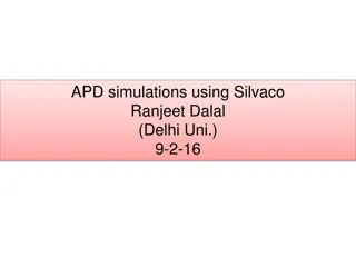 APD Simulations Using Silvaco: Summary and Findings