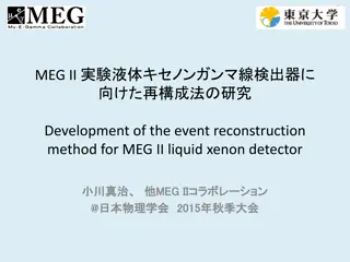 Development of Event Reconstruction Method for MEG II Liquid Xenon Detector