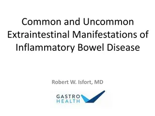 Extraintestinal Manifestations of Inflammatory Bowel Disease