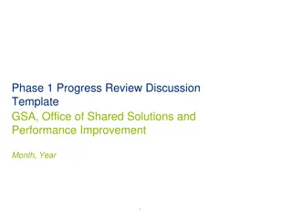 Phase 1 Progress Review Discussion Template