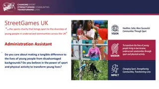 Join StreetGames UK as Administration Assistant