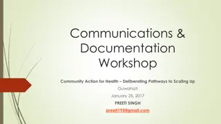 Scaling Up Communication Strategies for Effective Documentation