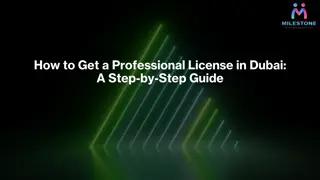 How to Get a Professional License in Dubai: A Step-by-Step Guide