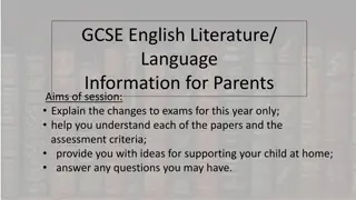 GCSE English Literature Exam Changes & Approaches