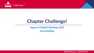 NAIFA Grassroots Advocacy: August In-District Meetings 2022